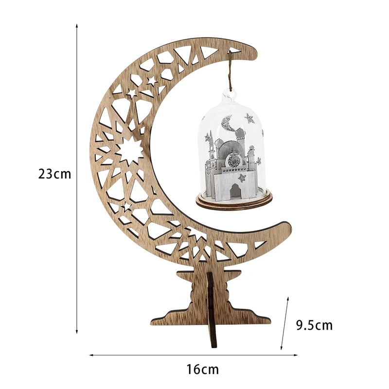 Исламский домашний декор луна дневная лампа украшения для дома домашнее