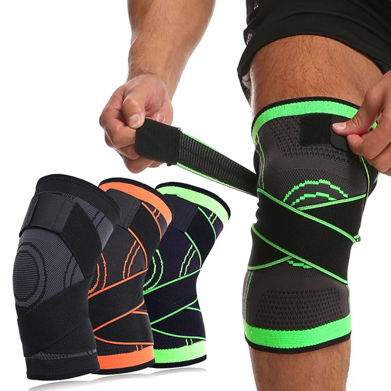 

Worthdefence 1/2 PCS Knee Pads Braces Sports Support Kneepad Men Women for Arthritis Joints Protector Fitness Compression Sleeve