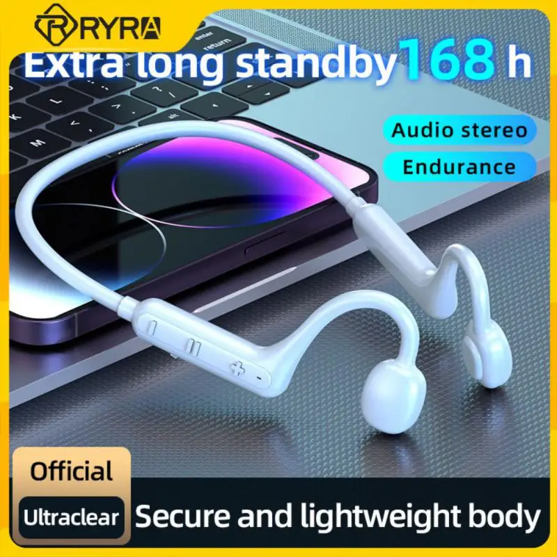 

RYRA Bone Conduction Earphones Wireless Bluetooth Headphones Surround Sound Stereo Earbuds Sports Waterproof Headsets Headphones