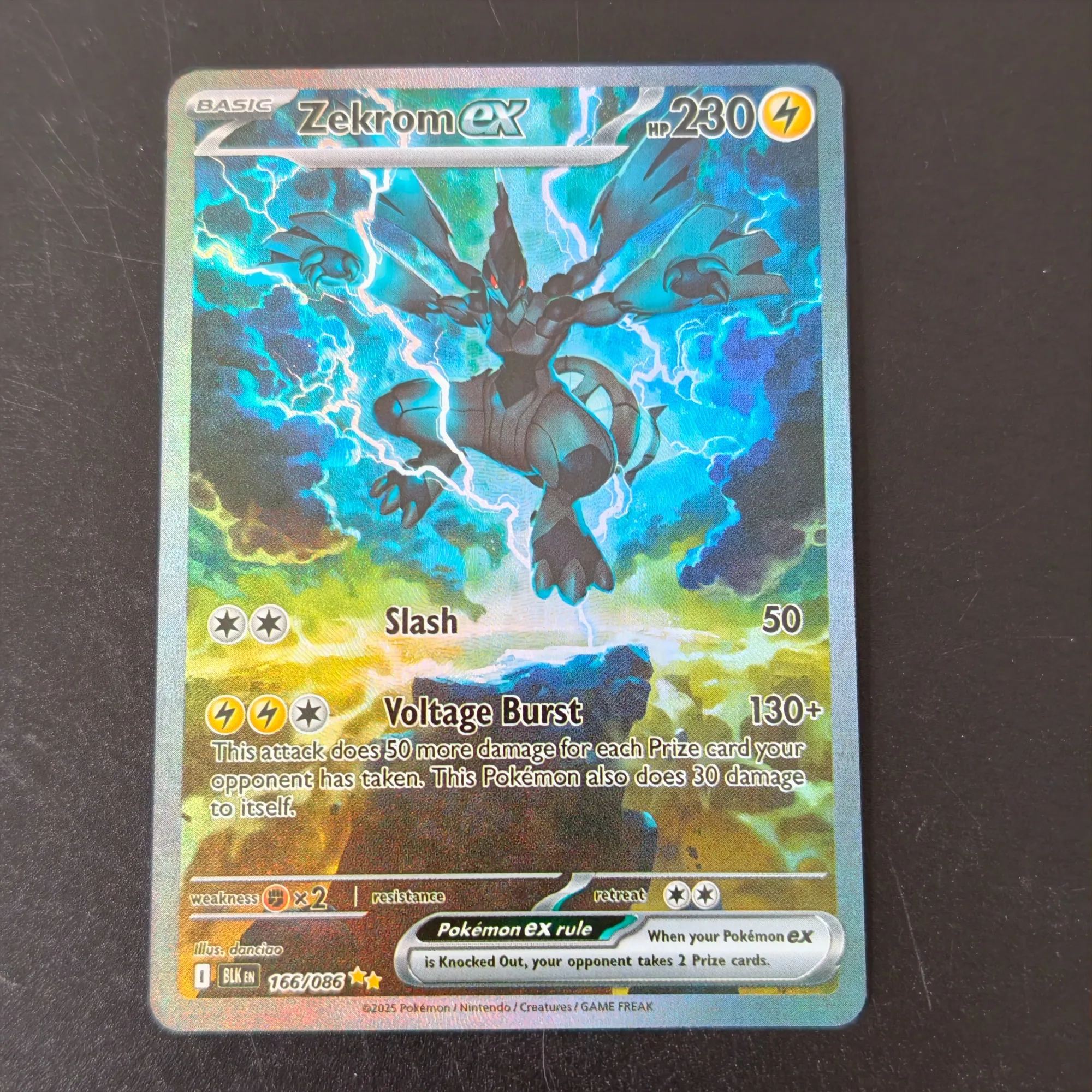 Фото Набор из 9 коллекционных карт Pokemon BLK Unova Legend Holo/Flash (прокси-карты TCG) на английском языке: Zekrom ex, Victini, Meloetta, Genesect, Kyurem №4