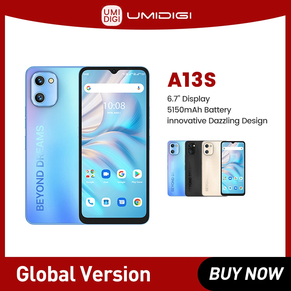 UMIDIGI A13S Android Smartphone 6.7
