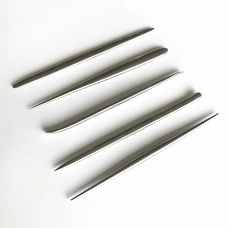 

5Pcs / 1 Set Black Metal Silver Clay Sculpting Tools Polymer DIY Accessories Needle Dough Decoration Carving Pottery Ceramic
