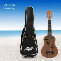 21 inch ukulele bag with adjustable shoulder strap soft case gig cotton waterproof bag hawaii four string guitar backpack