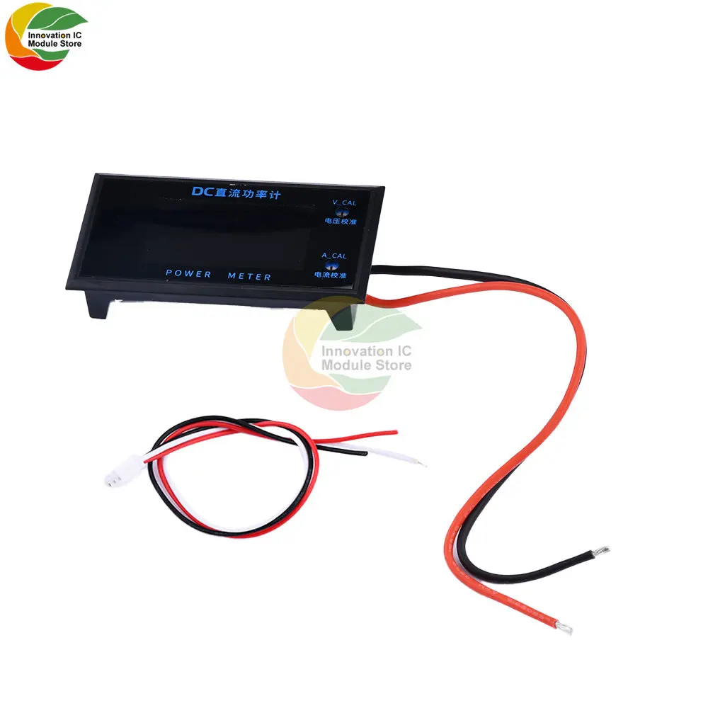 DC8-12V 10A ЖК 4-битный Высокоточный измеритель напряжения и силы тока диапазон измерения 0-500 В постоянного тока 0-5000 Вт