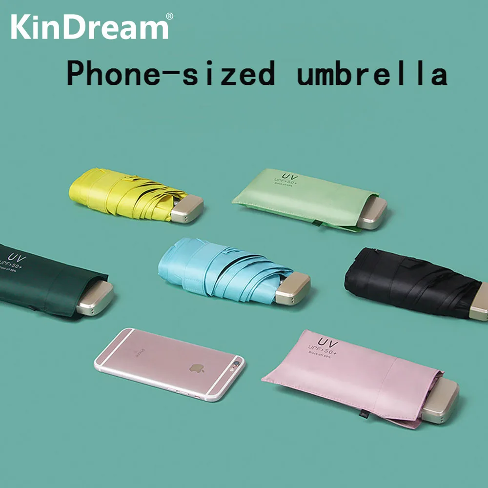 

Новый мини-зонт от солнца и солнца, очень маленький мини-зонт, виниловый Зонт с карманом для защиты от солнца и ультрафиолетовых лучей