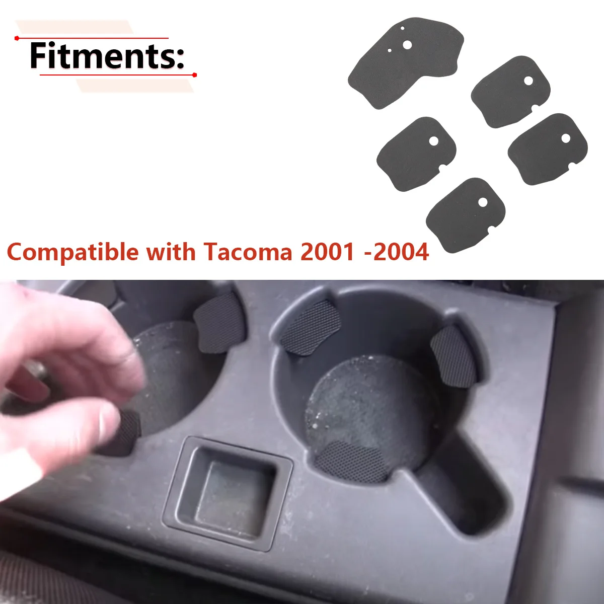 

5 шт./комплект, резиновые держатели для стаканов для Toyota Tacoma 2001 2002 2003 2004 66995-AD011 66995-AD021