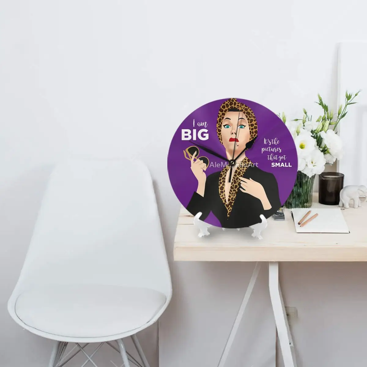 Настенные часы Norma Desmond декоративные круглые для комнаты необходимые украшения