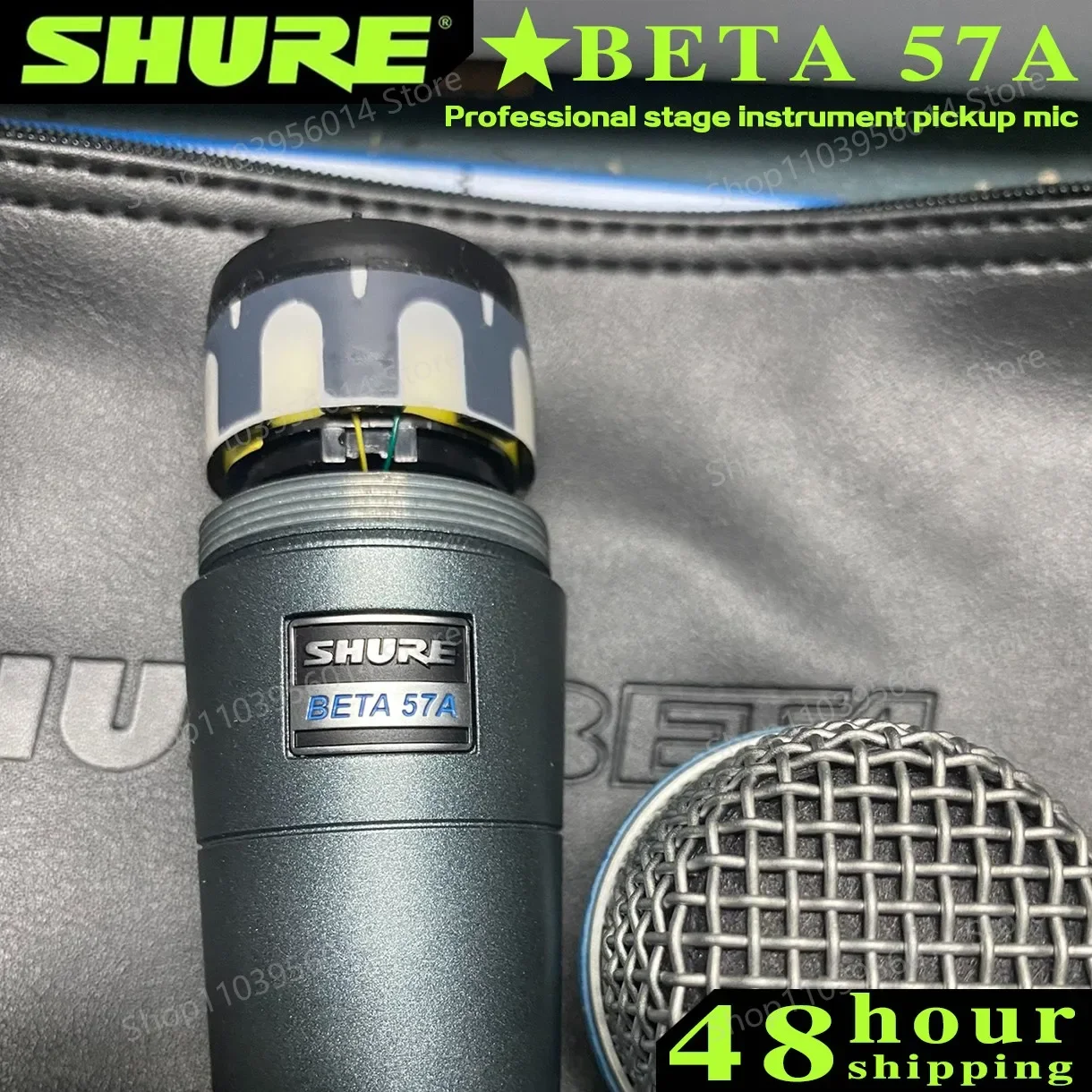 Проводной микрофон SHURE BETA 57A динамический кардиоидный для домашней студийной