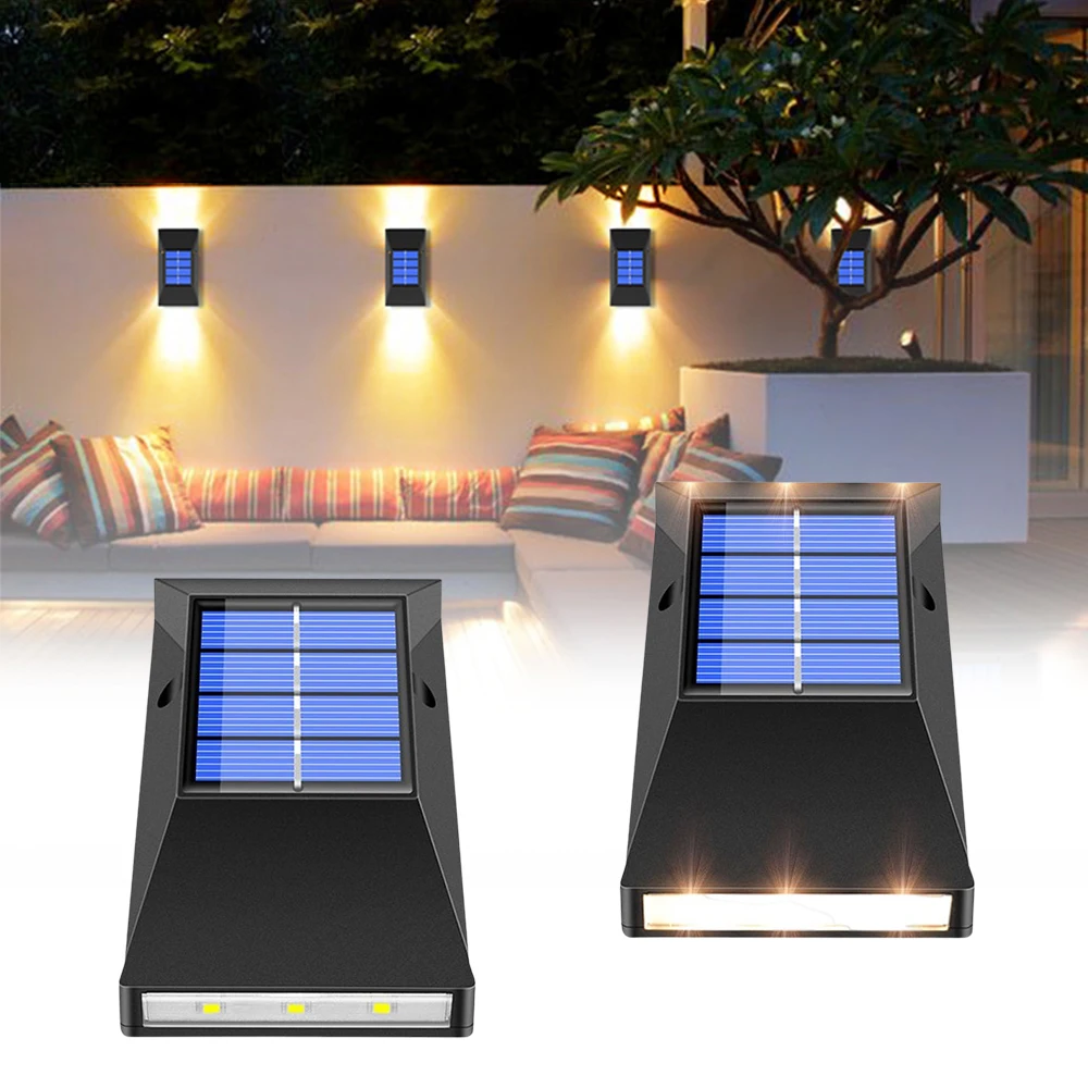 

Smart Solar Led Light Outdoor Wall Lamp Waterproof for Balcony Fence Path Lamp Garden Decoration Street Solar Light