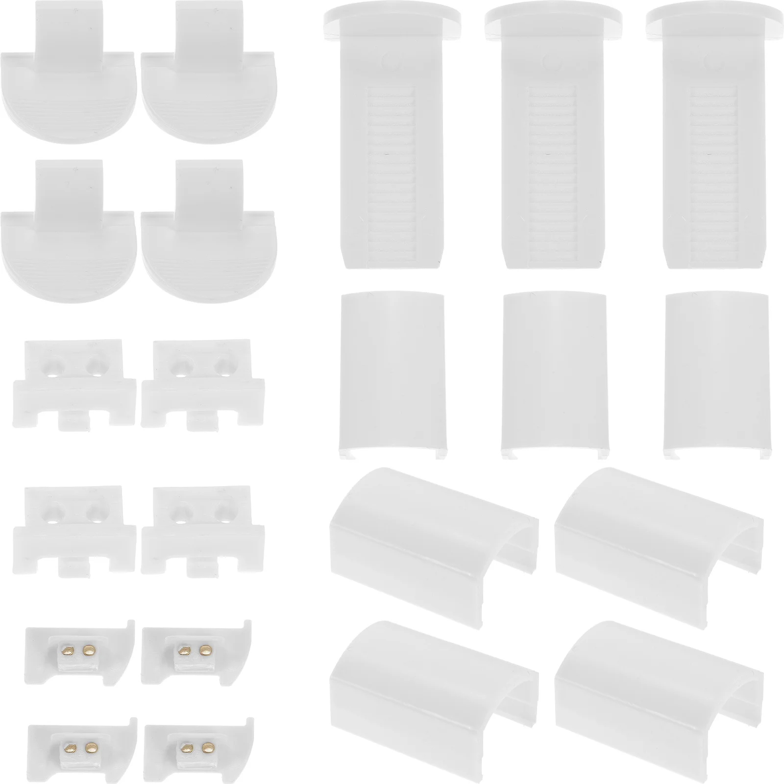 

32 Pcs Label Holders Pleated Blinds Plastic Parts Repairing Tool Replacement Pom Window Material