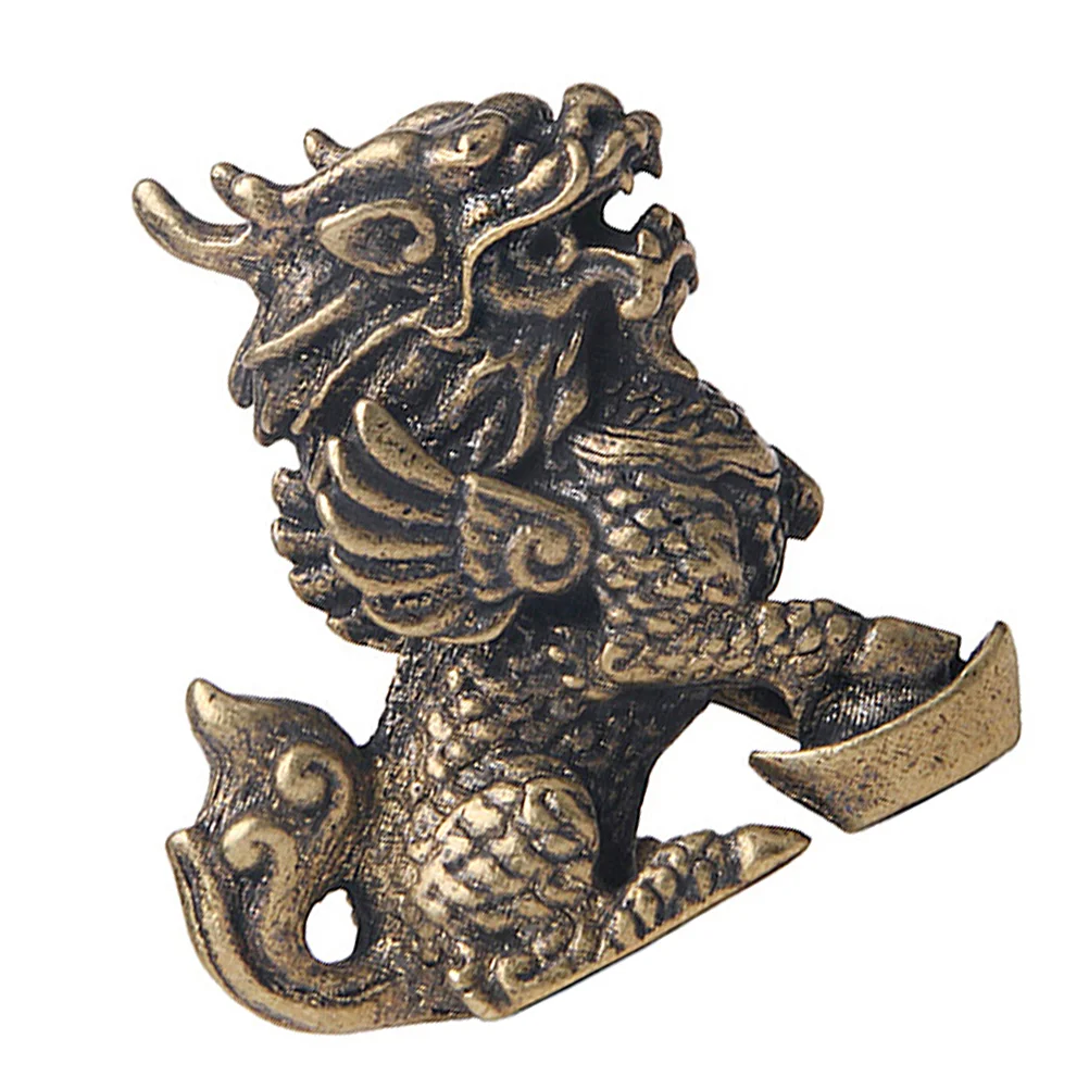Кирин бронзовая посуда статуя настольный орнамент Kylin домашнее украшение