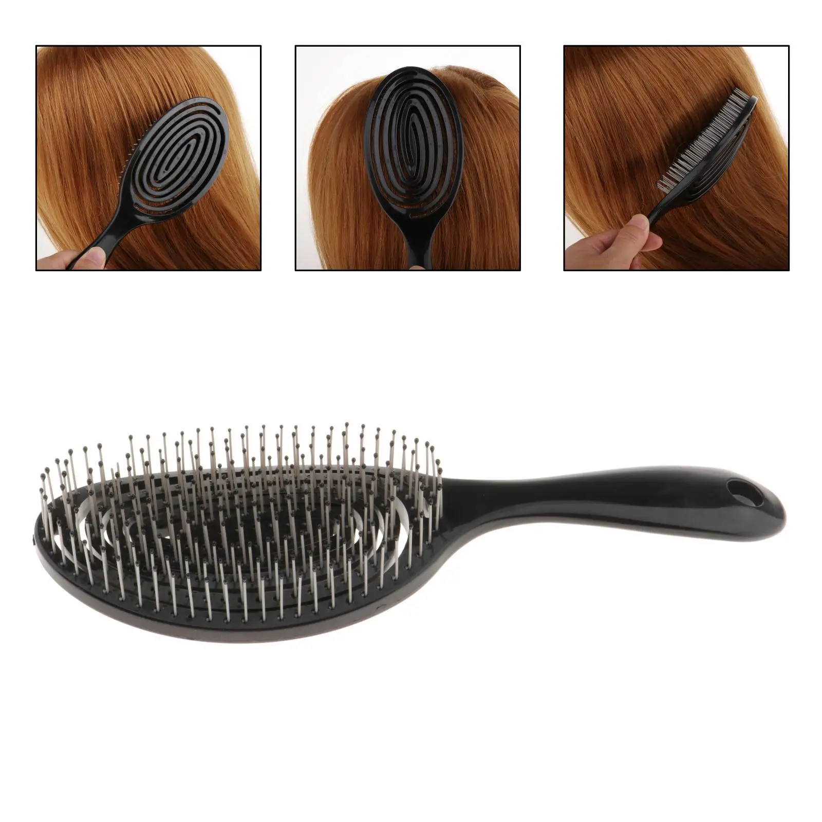 

2x Hair Brush Comb Brush Styling Women Toddlers Kids for Dry Thin Hair