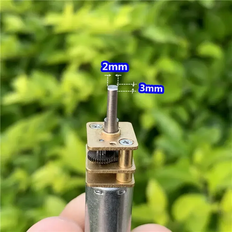 Мини N30 цельнометаллический мотор-редуктор постоянного тока 6 В-12 В 15 об/мин-30