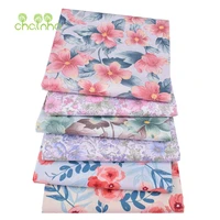 chaihnofloral series printed twill cotton fabricpatchwork clothesdiy sewing quilting for baby children beddingshirt material