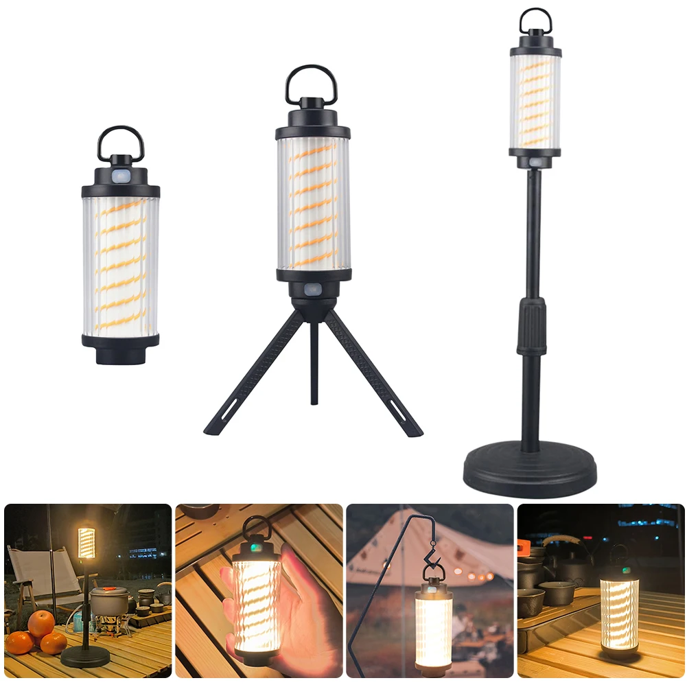 

Портативный фонарик для кемпинга, с USB-зарядкой, 1-5 шт.