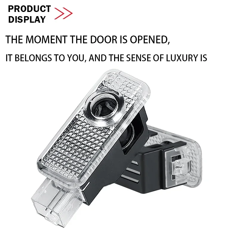 2023 Автомобильная дверь приветственная лампа светодиодный HD проектор Audi A3 A4 B8 8P 8V