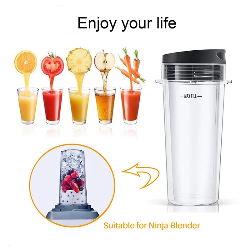 Durable Good Seal Ring Keep Fresh Sport   Nutri Ninja 16-oun