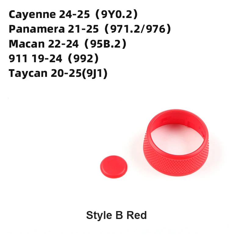 Интерьер автомобиля, рулевое колесо, ручка SC, кнопка режима привода, отделка, украшение для Porsche Cayenne Panamera Macan 911 Taycan 718