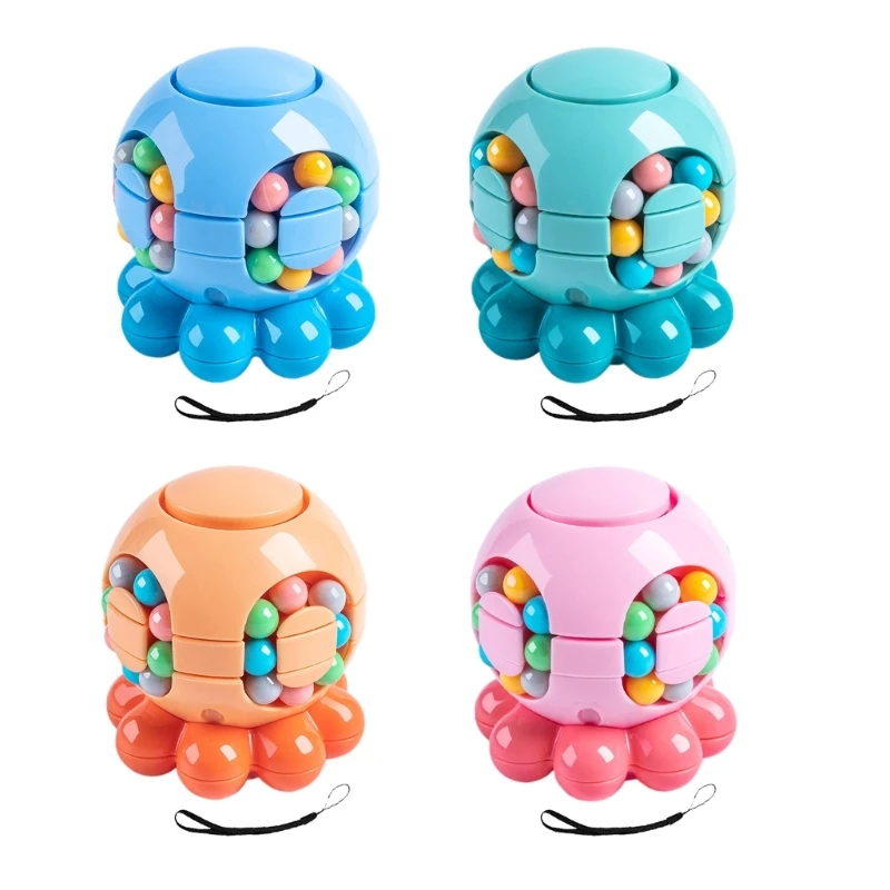 

Игрушка Fidgets, вращающийся волшебный кубик-боб, Спиннер для снятия стресса, подарки, головоломки Fidgets