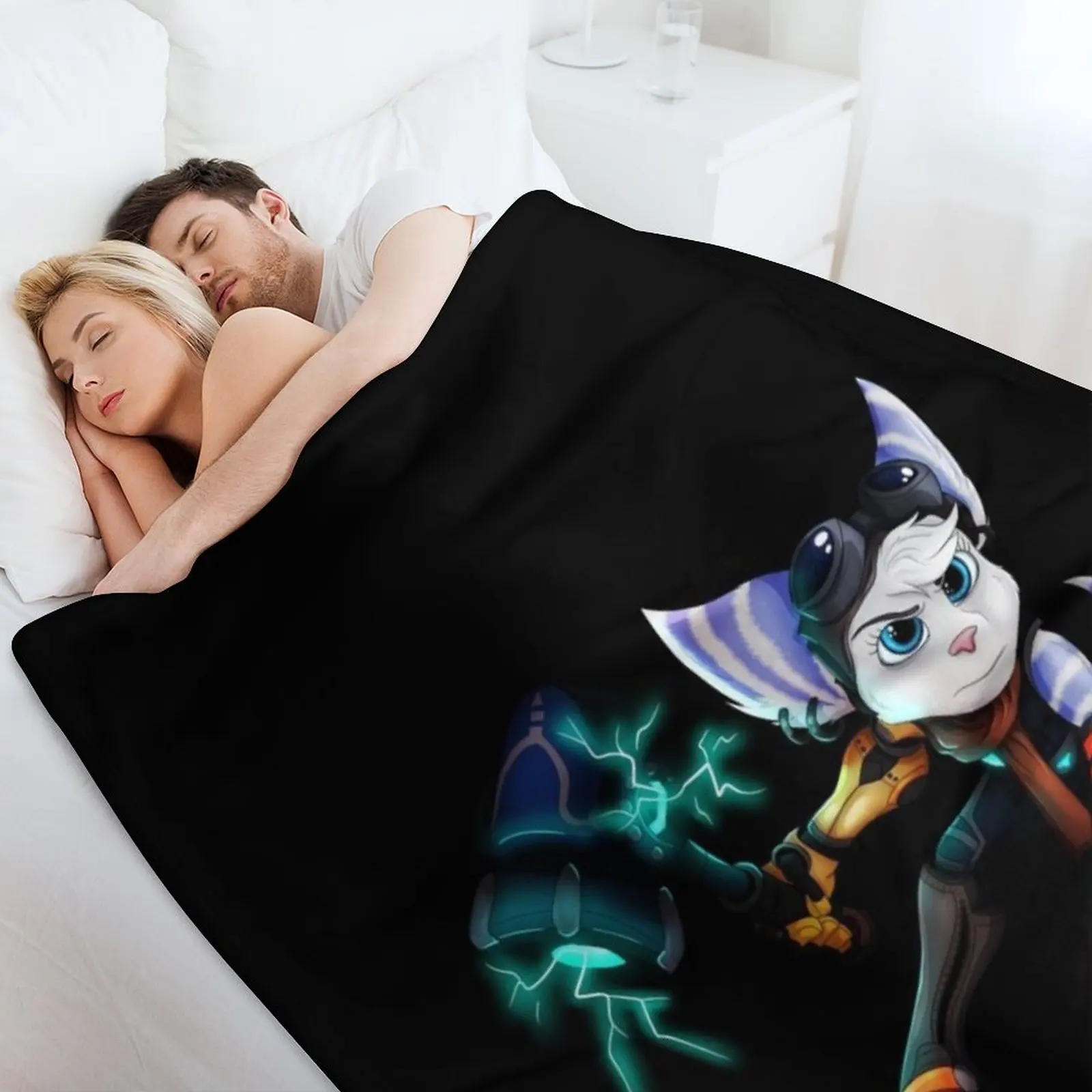 Rivet Lombax Girl - Одеяло Rift Apart