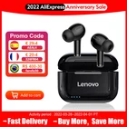 Оригинальные беспроводные наушники Lenovo LP1s, TWS, Bluetooth 5,0, двойное Стерео шумоподавление, бас LP1, новая модернизированная версия, сенсорные наушники-вкладыши