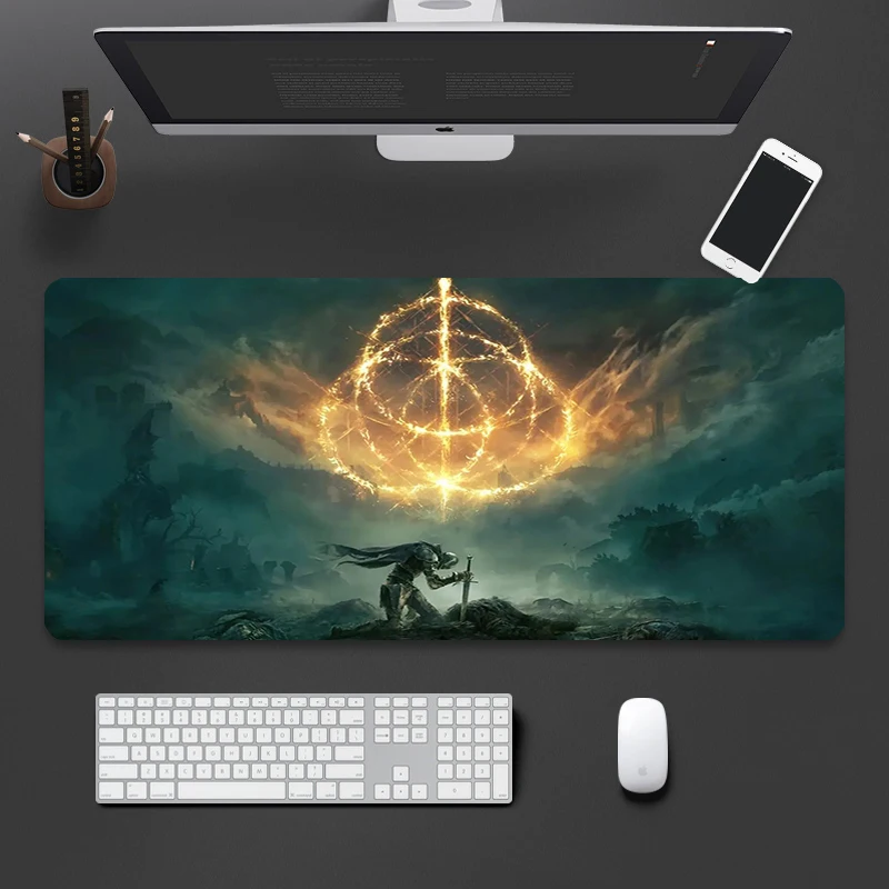 

Custom Large Xxl Mouse Pad Gaming Accessories Elden Ring Mousepad Gamer Keyboard Computer Desk Office Tables Carpet Anime Mats