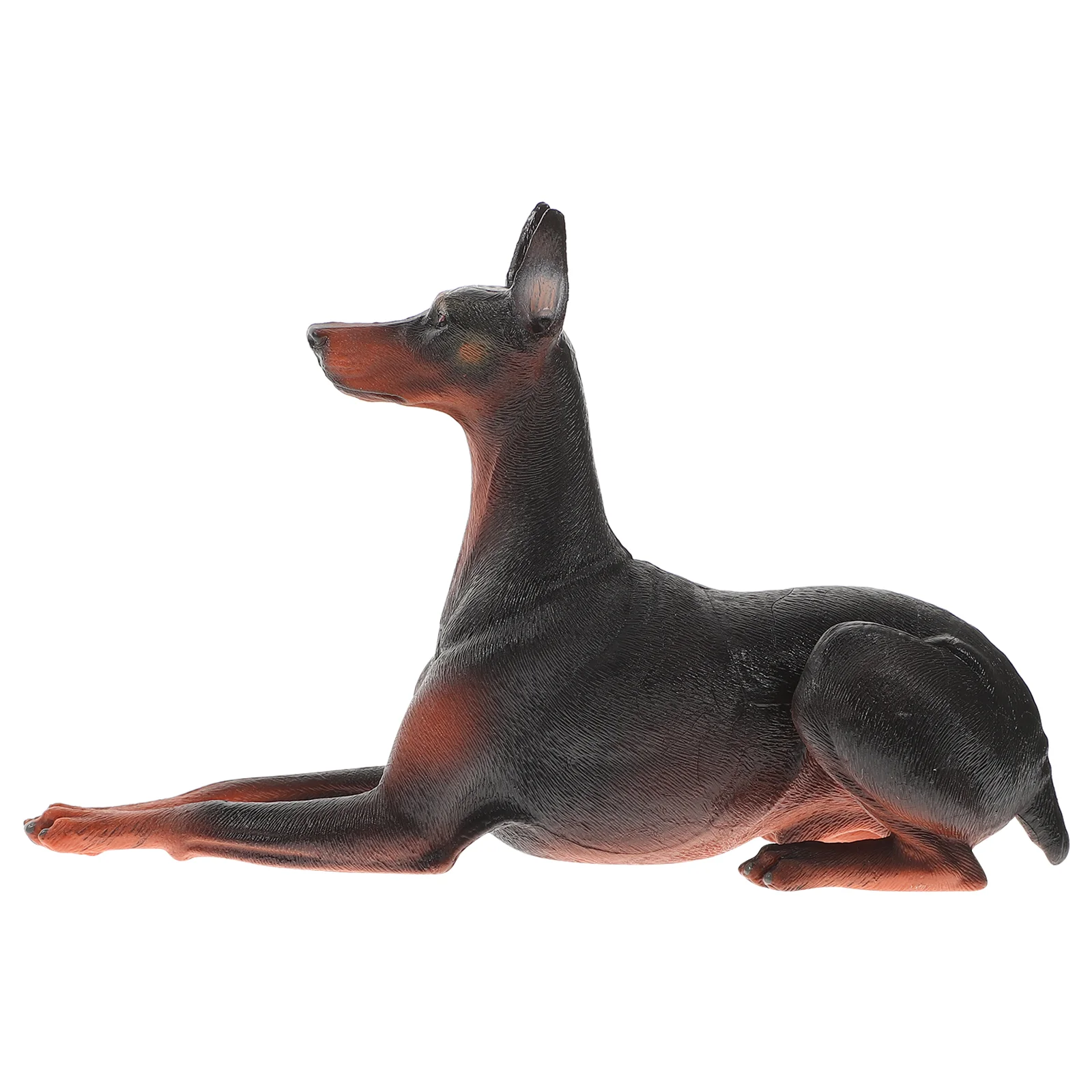 

Dog Doberman Figurine Statue Retriever Educational Accents Sitting Figure Table Toy Puppy Toys Sitter Sculpture Figurines Animal