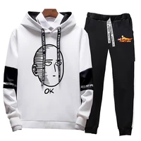 mens traacksuit set japanese anime printed sweater and jogger pants classic young peoples daily casual sports jogging suit