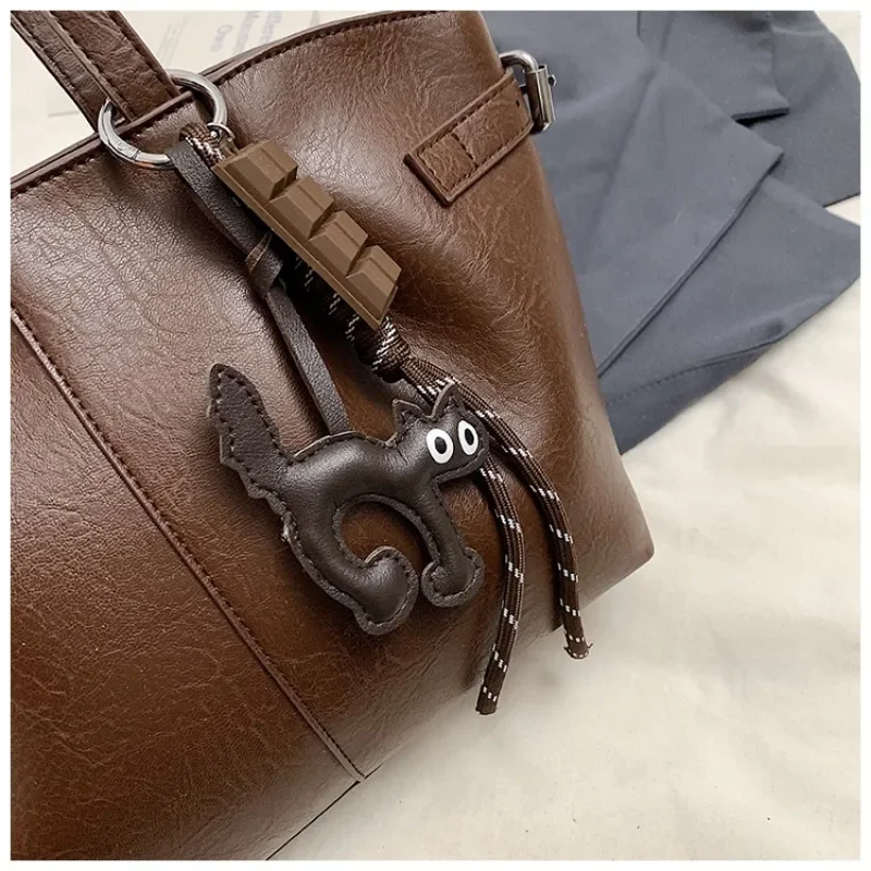 Корейская большая сумка в стиле ретро 2024 осень и зима новая высококачественная