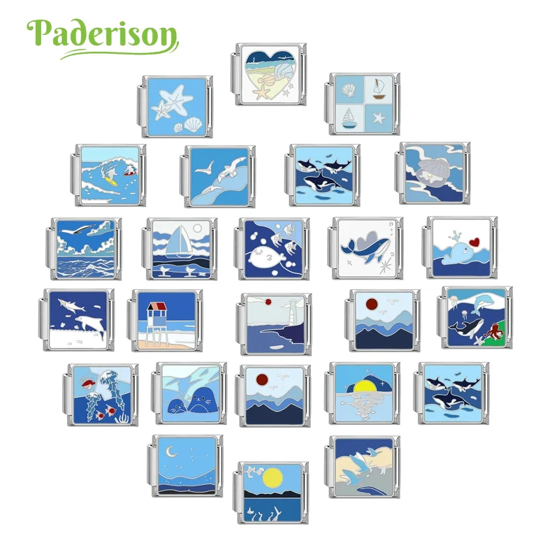 Синий Шарм Коралл Медуза Морская Звезда Чайка Итальянские Шарм-Ланки Подходит 9