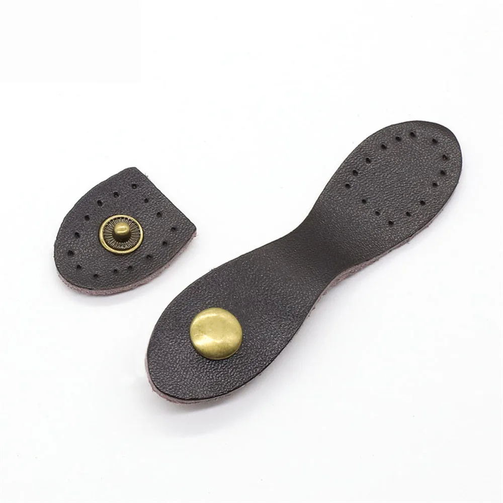 1 PC Fashion Leather Bag Buckle Handmade Buttons Wallet Hasp Clasp Buckle Card Pack Buckle DIY Handbag Accessories New