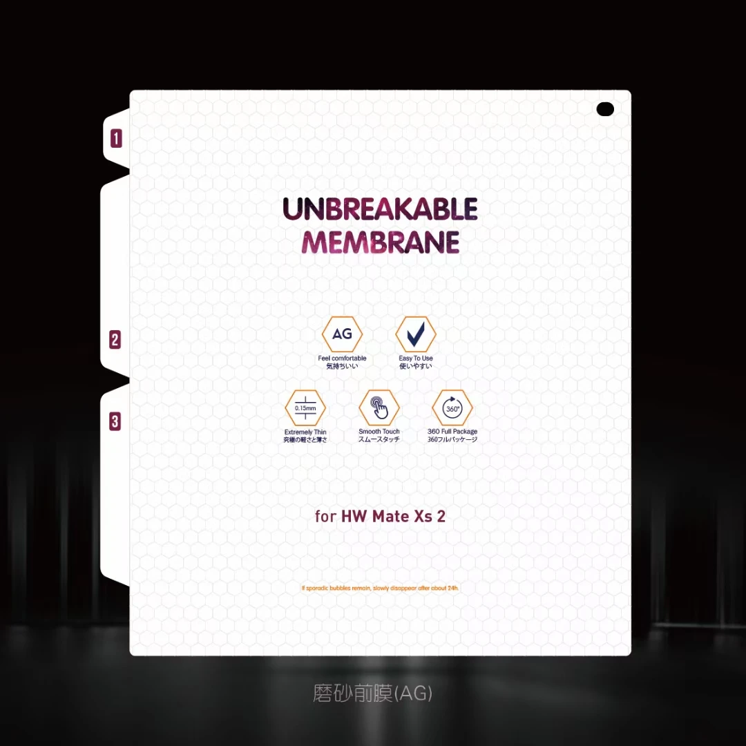 

HD&Matte Full Cover UNBreakable Membrane Hydrogel Film For Huawei Mate XS 2 XS2 Front Screen Protector Protective Film