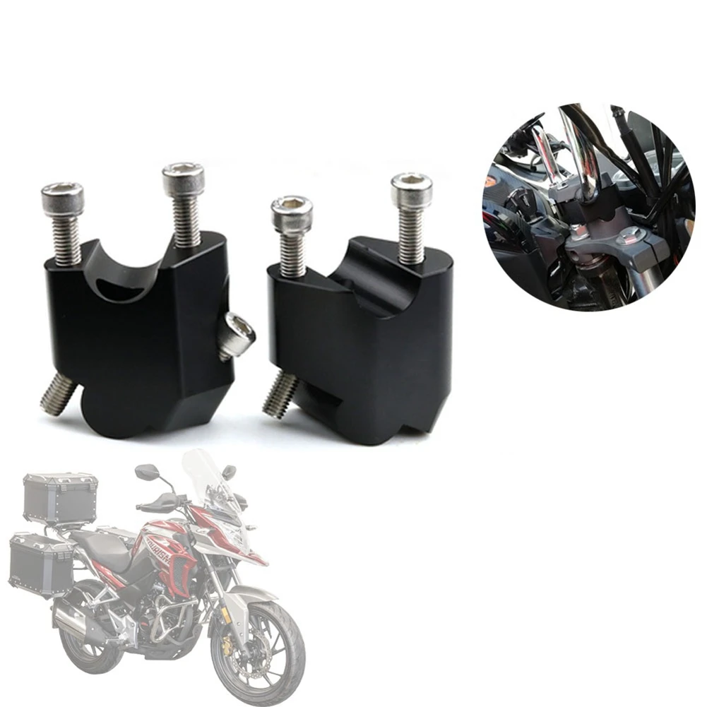 

Motorcycle Handlebar Riser Up Backs Moves Bracket Kit Handle Bar Riser Mount Clamp for Honda CB190X CB 190X 190 X