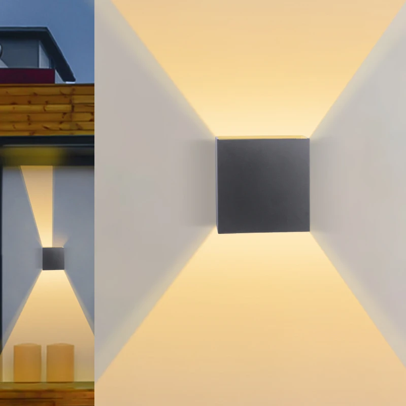 Регулируемое освещение светодиодный современный настенный светильник крыльцо