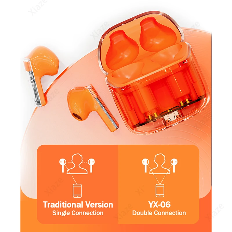 Новейшие наушники в стиле панк Bluetooth-гарнитура беспроводные деловые с микрофоном