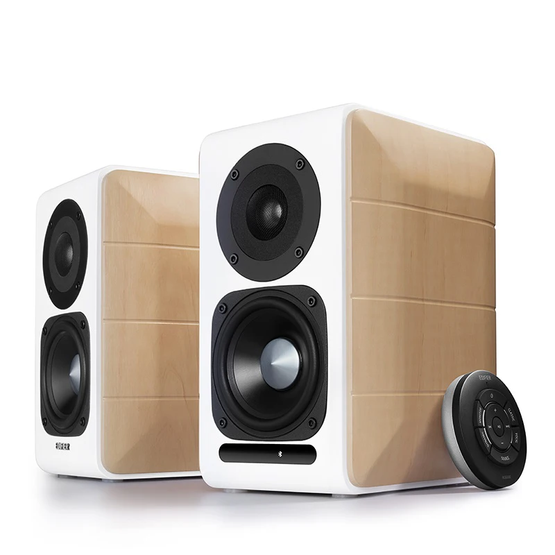 

2,0 HIFI S880 Hi-Res сертифицированная колонка с книжной полкой, настольный компьютер, ТВ, аудио, мультимедийный динамик, домашняя звуковая коробка ...