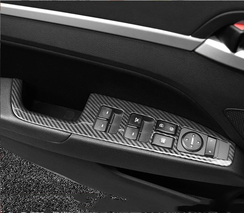 Внутренний дверной подлокотник кнопка переключения подъема окна декоративная