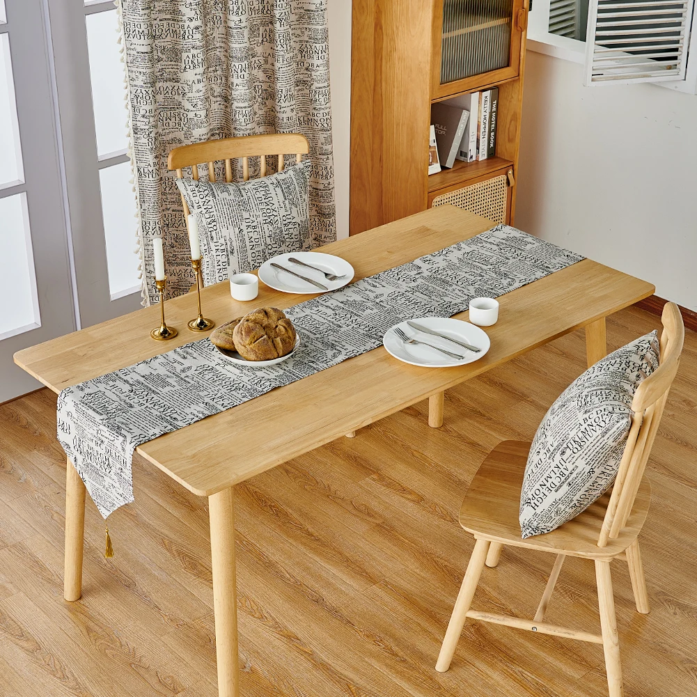 1 шт. серия Nuan современный стиль дорожка для стола льняной декор праздничной