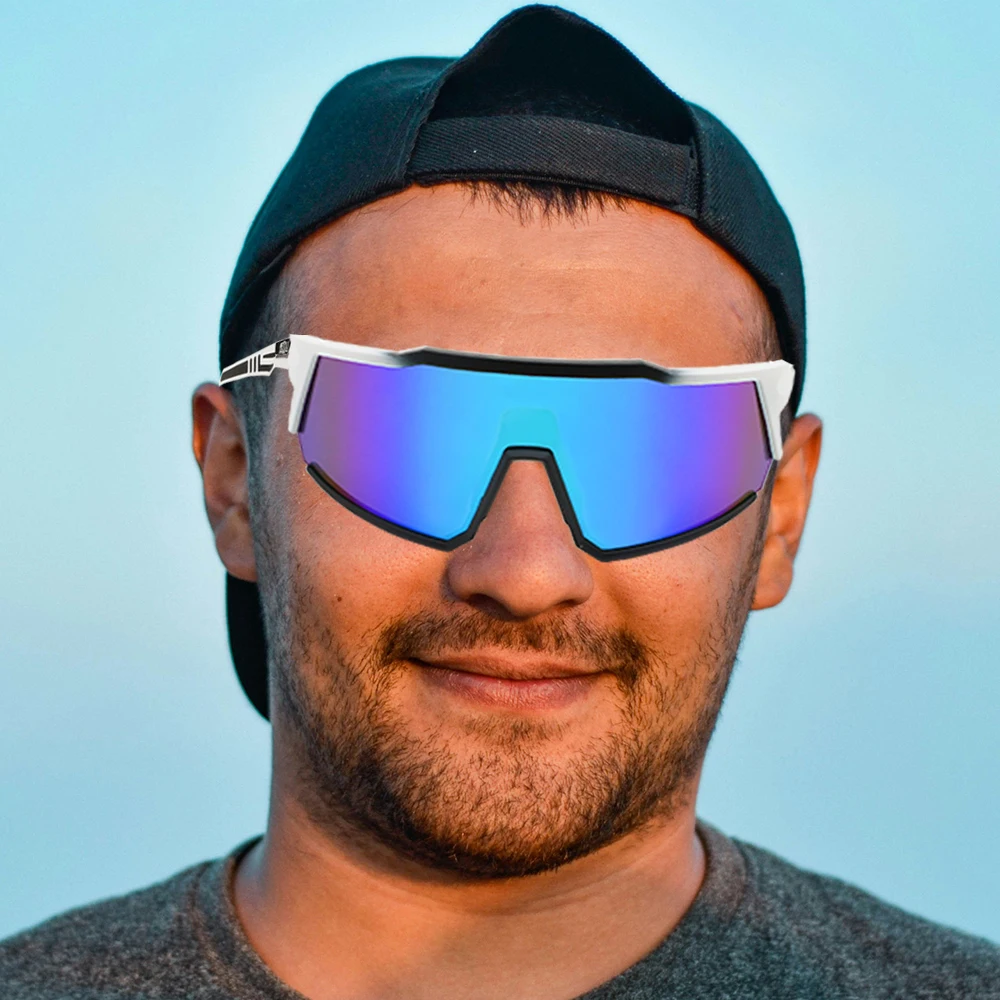 Брендовые поляризационные велосипедные очки UV400