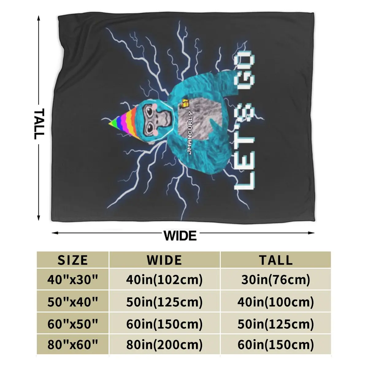 Ультрамягкое Флисовое одеяло с микро-изображением Gorilla Tag jmancurl Monke Merch An