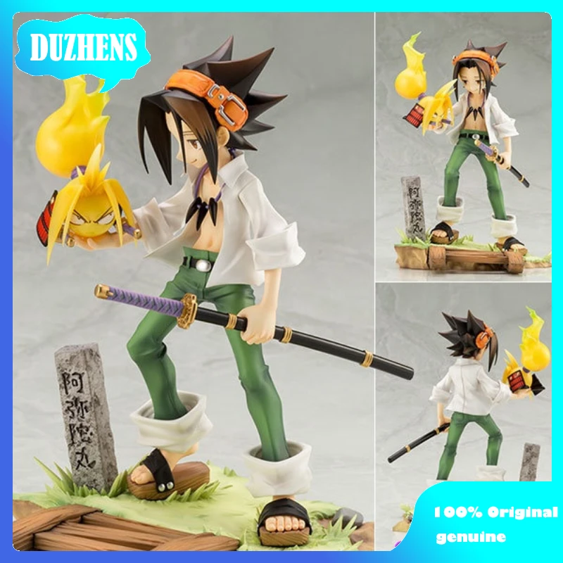 

100% Original:Anime Shaman King Yoh Asakura 1/8 PVC Action Figure Anime Figure Model Toys Figure Collection Doll Gift