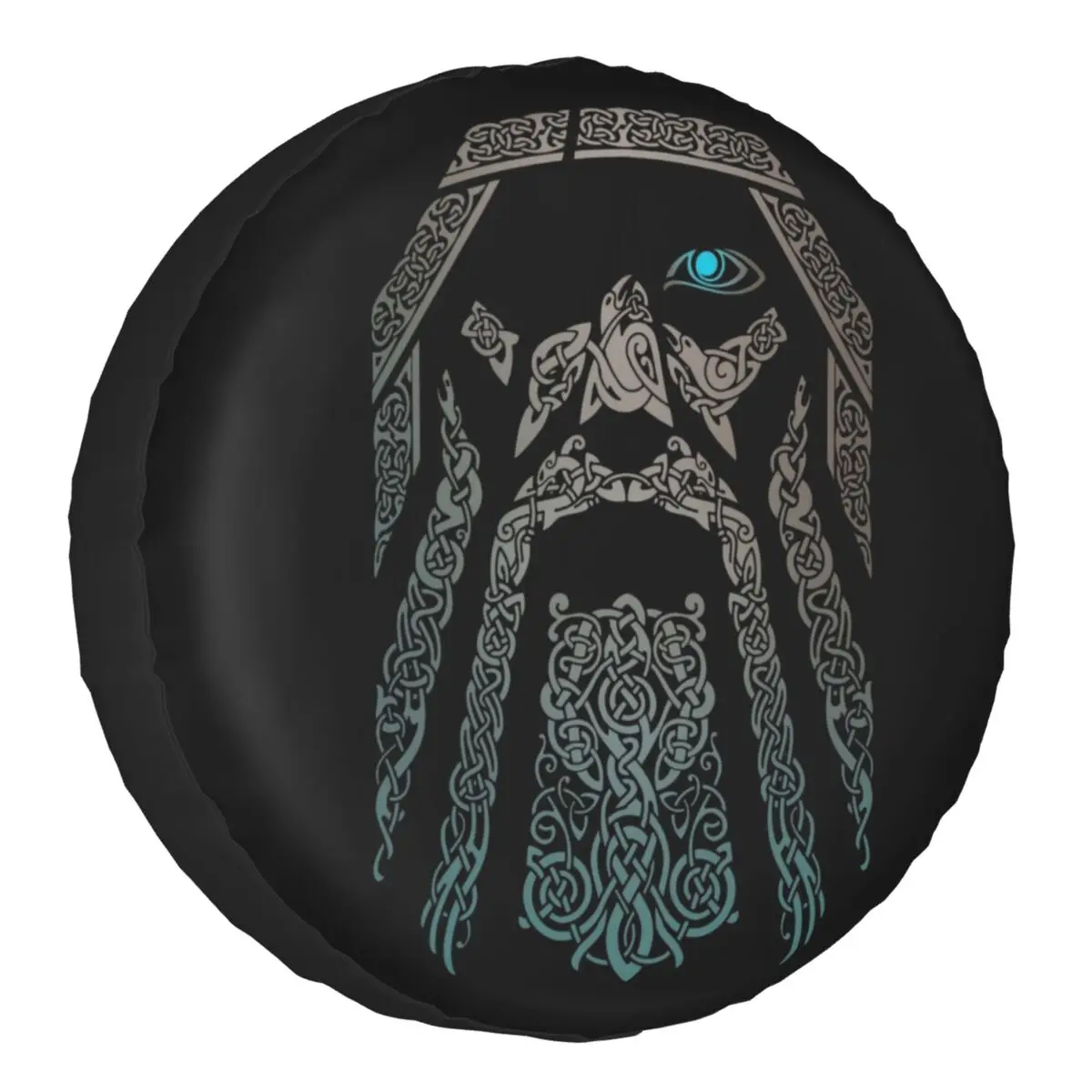 

Odin Vikings Valhalla Spare Tire Cover for Honda CRV Norse Mythology God 4WD 4x4 SUV Car Wheel Protectors 14-17 Inch