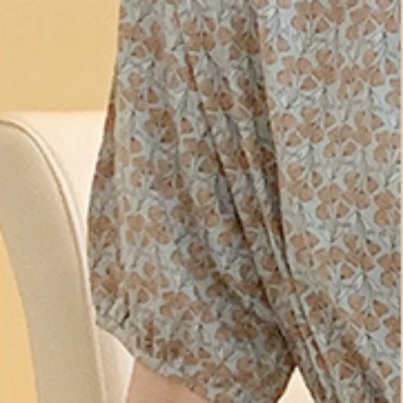 Young La Viscose Summer Thin Dresses Pajama Round-Neck Cotta Can Be Worn Externally One Size Loose Fitting Night Gown For Women