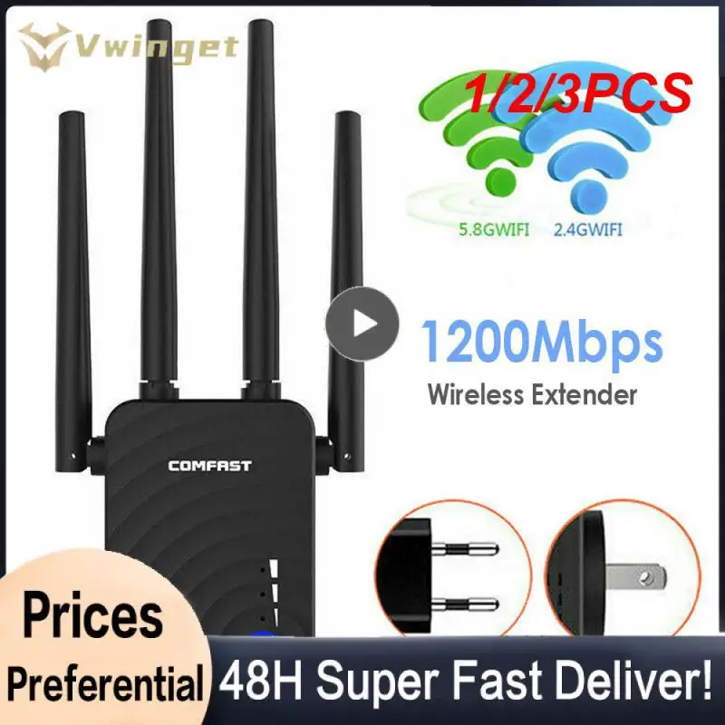 

1/2/3 шт., беспроводной усилитель сигнала 802.11ac
