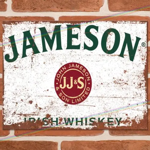 Металлические вывески JAMESON мужской пещерный бар виски навес для настенный