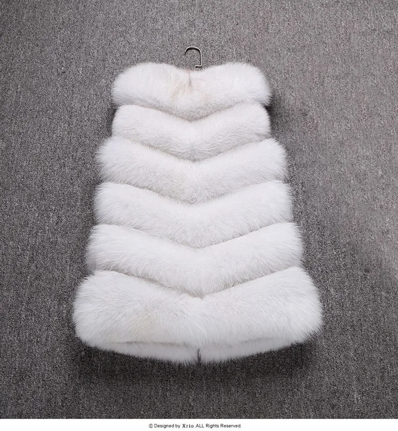 Winter women's coat jacket fur vest fur coat fur long vest