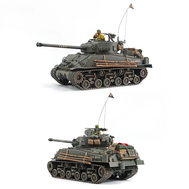 RC металлический танк HOOBEN 110 с дистанционным управлением M4A3E8 танк RTR танки модель Fury Sherman детские игрушки (art.: 3920cd0630856) - 3920cd0630856