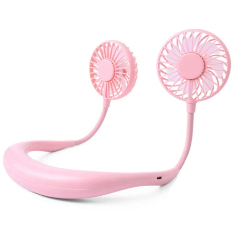 

Portable Neck Fan,Personal Mini Cooler Hanging Fan Hand Free Bluetooth Fan 6000MAH Battery Operated Wearable Silent Fan