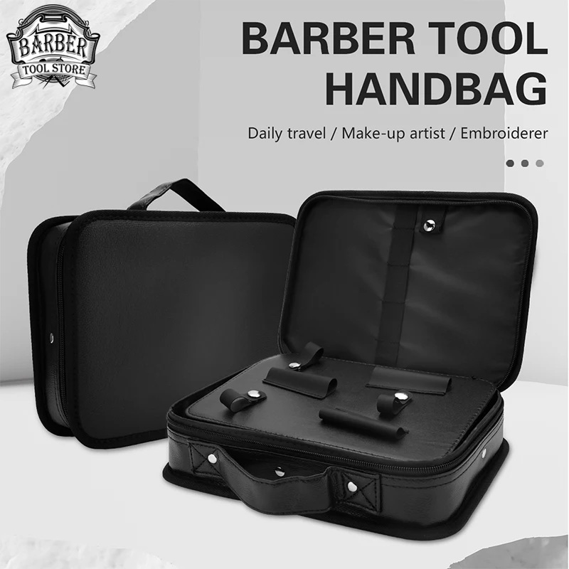 

Сумка для инструментов для стрижки волос Barbershop, портативный органайзер для парикмахеров, Вместительная дорожная корзина, профессиональные аксессуары для стрижки волос