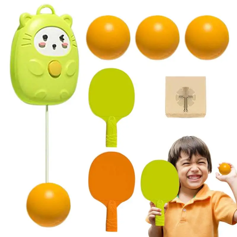 

Table Tennis Self Training Set Indoor Hanging Table Tennis For Children Self To Practice Table Tennis No Table Or Sparring